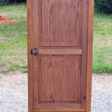 Old Parisian wardrobe 1 door 1stiroir in beech and ash