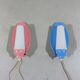 Set of 2 Wall lamps pink & blue 1950’s