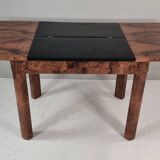 Art Deco dining table in walnut, 1960s