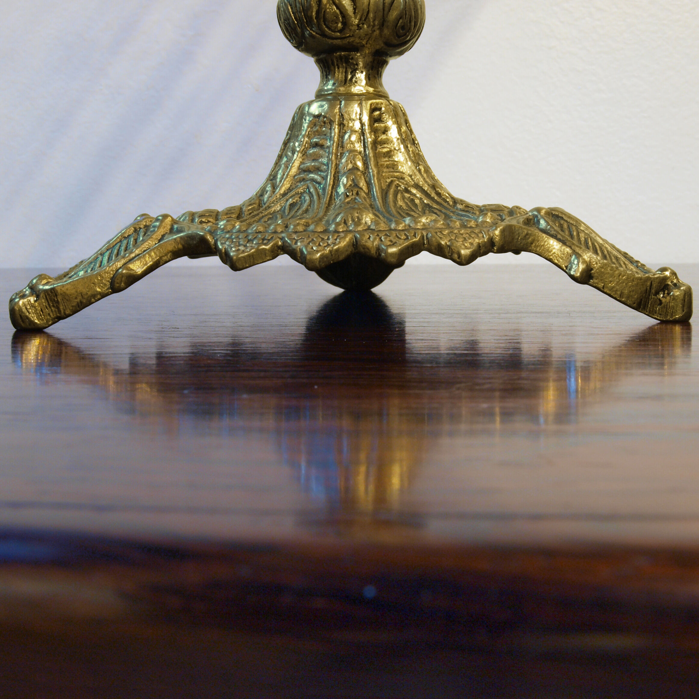 Menorah Hanukkah Brass Chandelier by Tamar