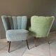 Pair of cocktail armchairs