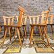 Série de 6 chaises bistrot année 1970