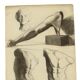 Large Academic Drawing Renée Belvaux (1903-1984) Male Nude 85x60cm