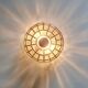 Large Mid-Century Glass Ceiling Light from Limburg, Germany, 1960s