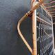 Vintage rattan basket bed