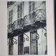 Rémy Duval – Parisian balcony, photoengraving from 1946 – Framed under glass