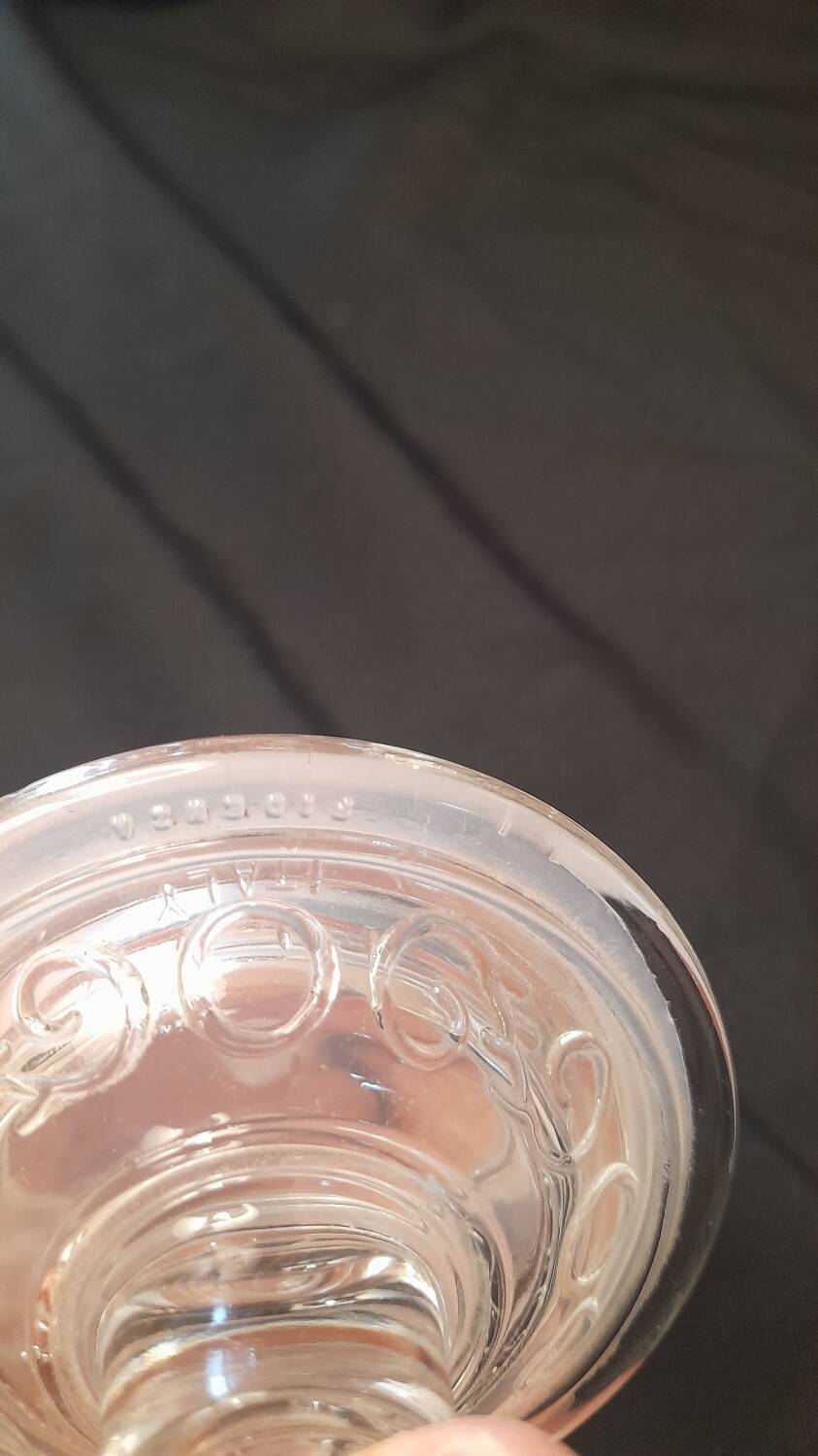 Transparent Italian glass jar with airtight fidenza cap