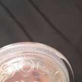 Transparent Italian glass jar with airtight fidenza cap