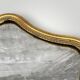 Large antique wall mirror in carved gilded wood – height: 85 cm