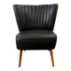 Fauteuil cocktail vintage noir / fauteuil / fauteuil une place