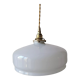 Suspension en opaline blanche