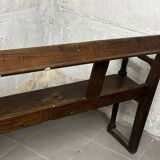 Banc en chêne du 19 e siècle