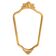Decorative wooden mirror in gold, Italy, 1960s