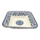 Gien earthenware dish / salad bowl "Terre de Fer", "Ibis" service, 1876