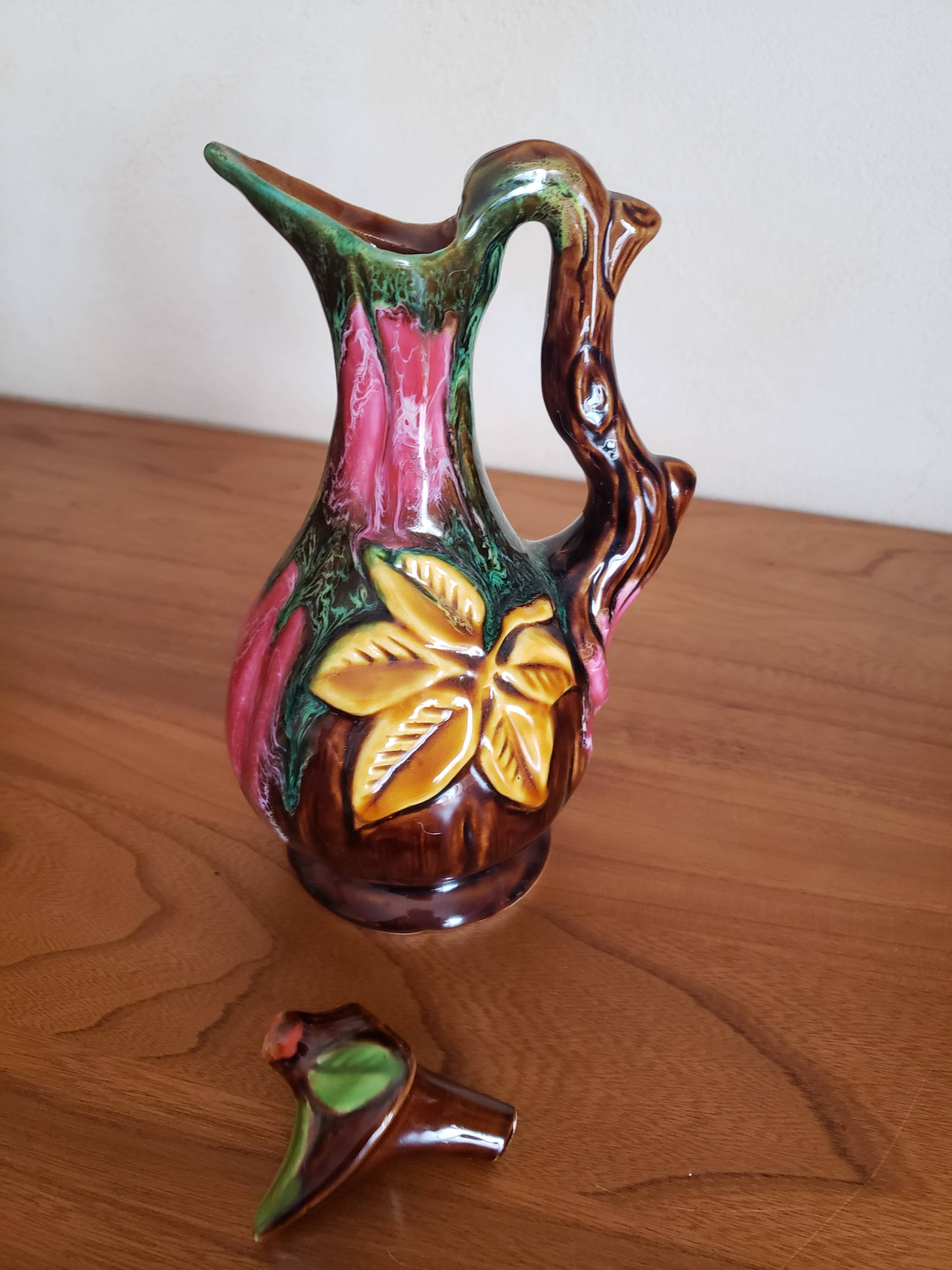 Vintage ceramic liqueur set