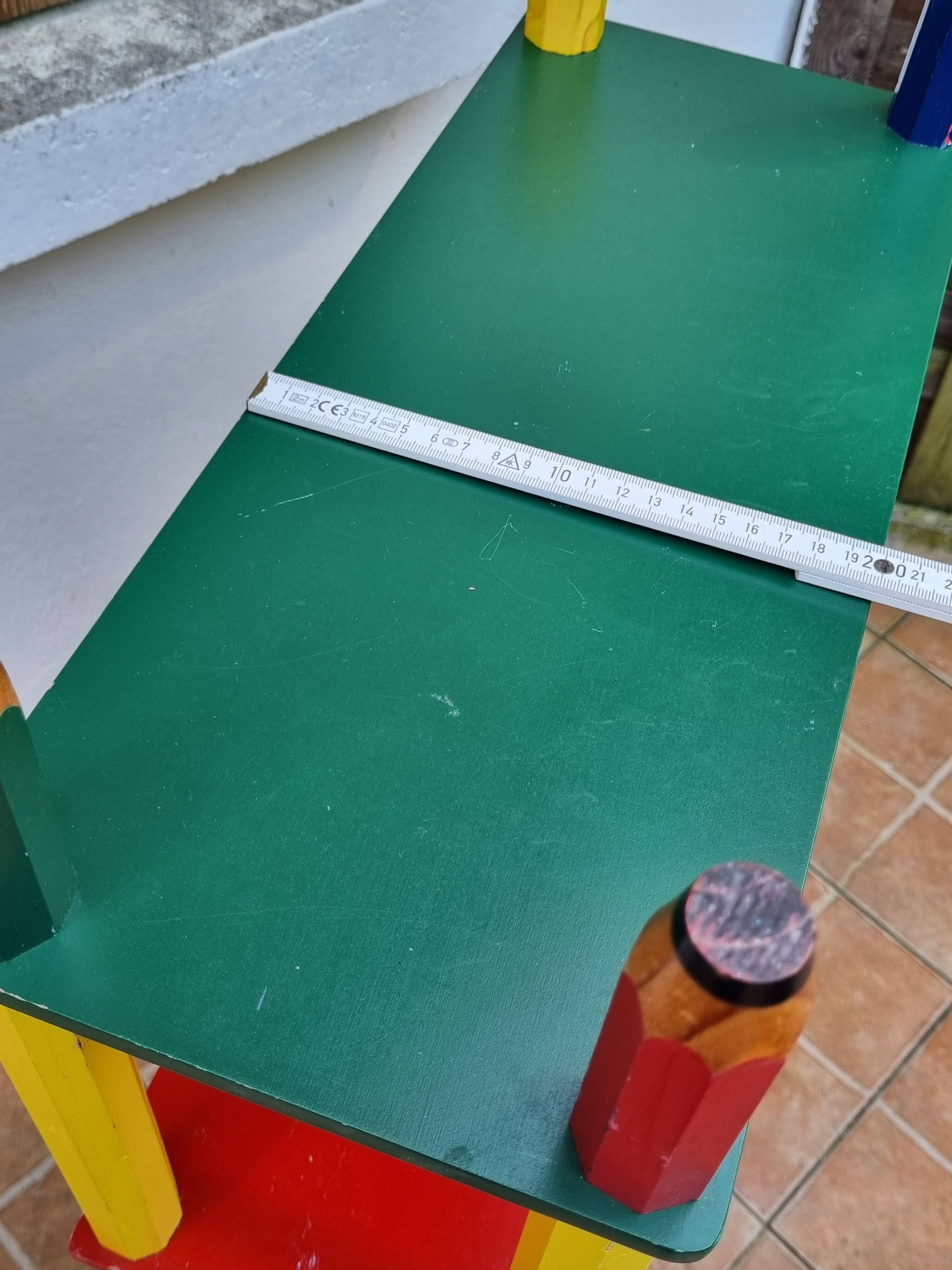 “Pencil” shelf by Pierre Sala, 1980s, 122 cm