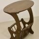 Wooden living room coffee table with magazine storage rack. Ref MIA