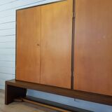 Meuble de salon en palissandre et sycomore 1950