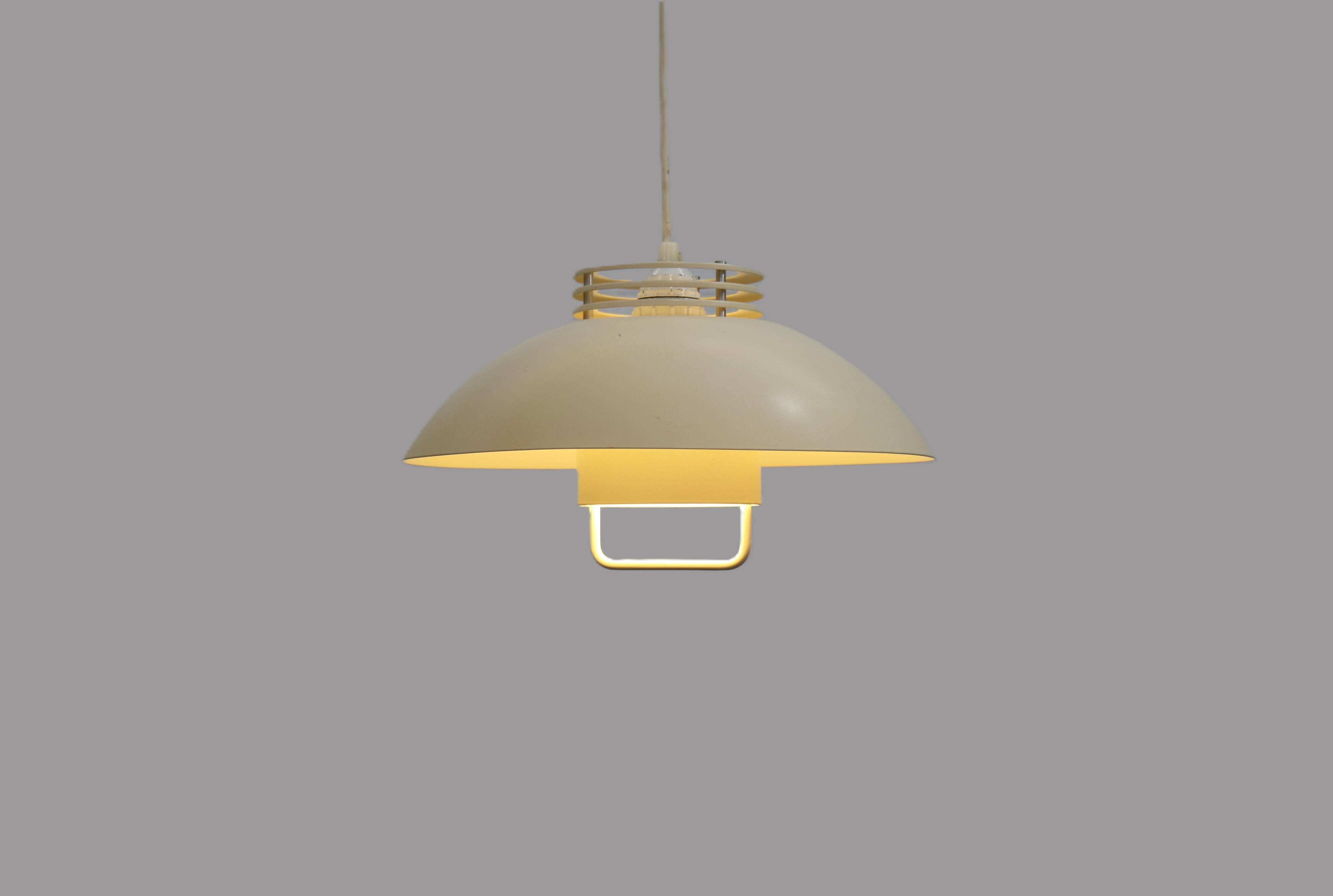 Danish Design Lamp *** Lyfa  *** beige white color *** Denmark 1970