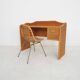Coiffeuse ou bureau en rotin des années 70, Pays-Bas