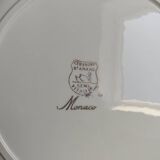 Plat Saint Amand Monaco blanc et jaune