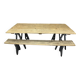 Table et bancs guinguettes