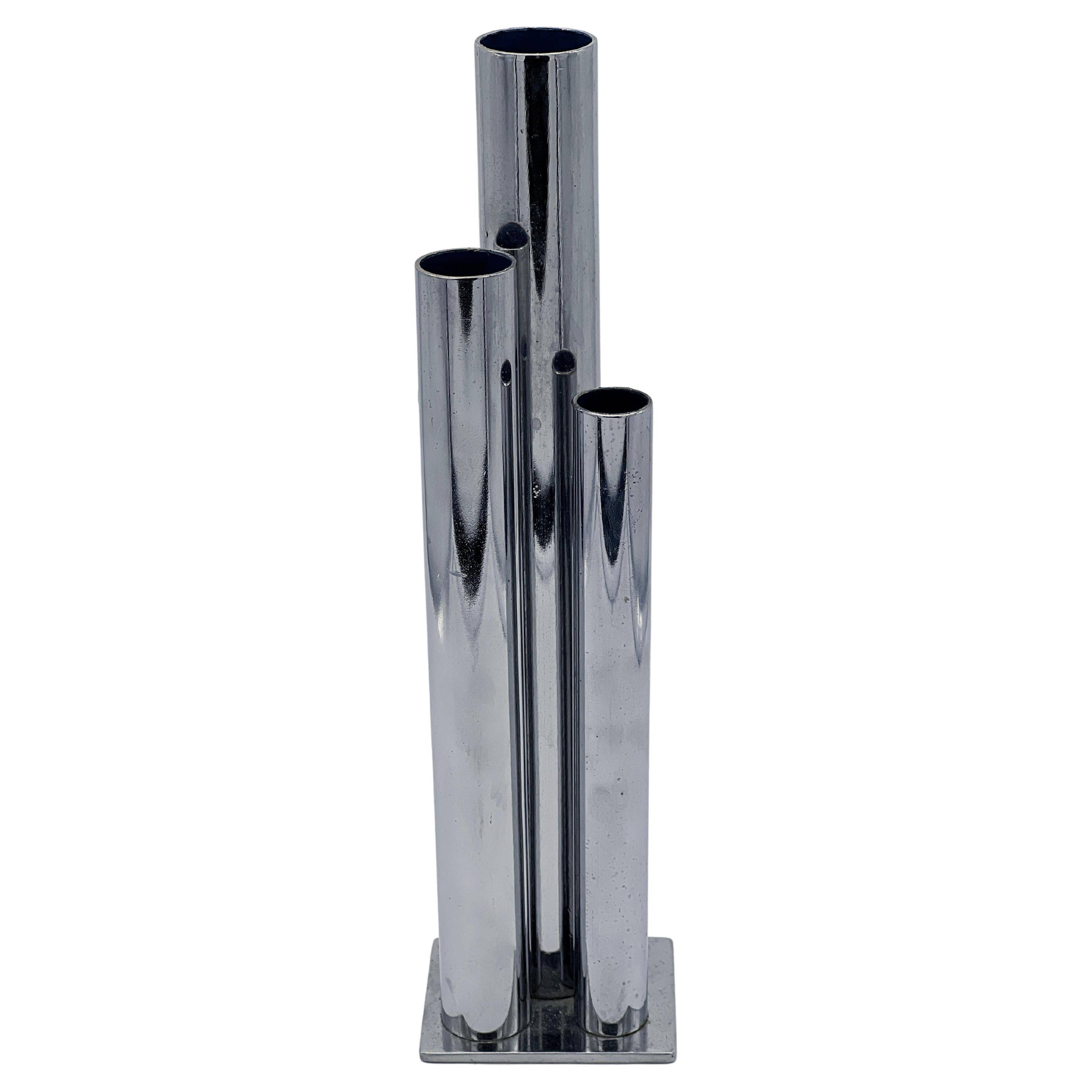 Vintage Italian Midcentury Sculptural Vase in the Style of Gio Ponti for Krupp