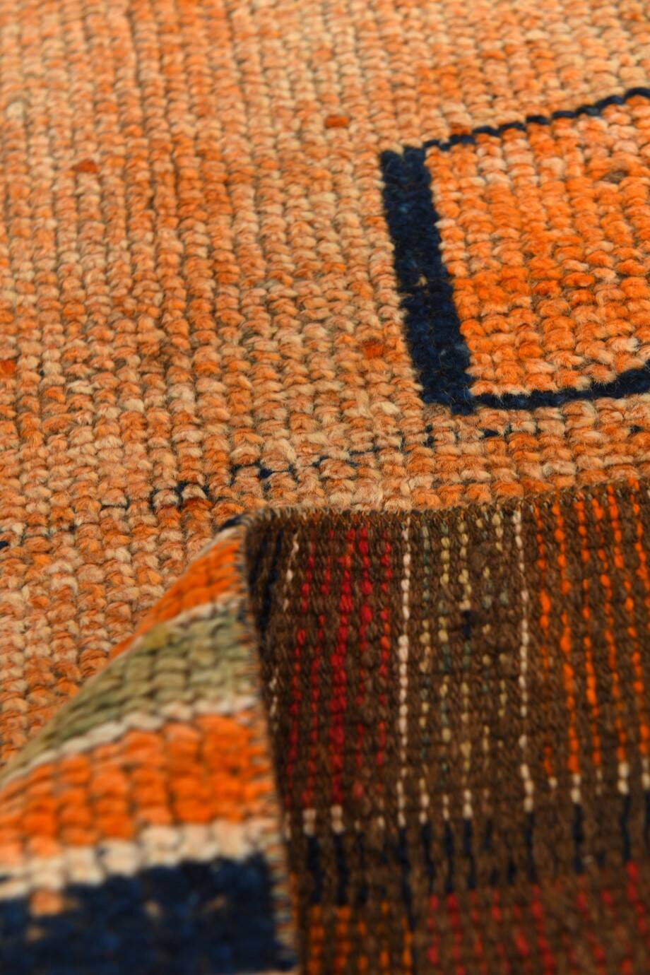 Vintage Mid Century Modern Super Soft Runner Rug, 86x302Cm