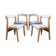 Set 4 chairs Baumann 70s