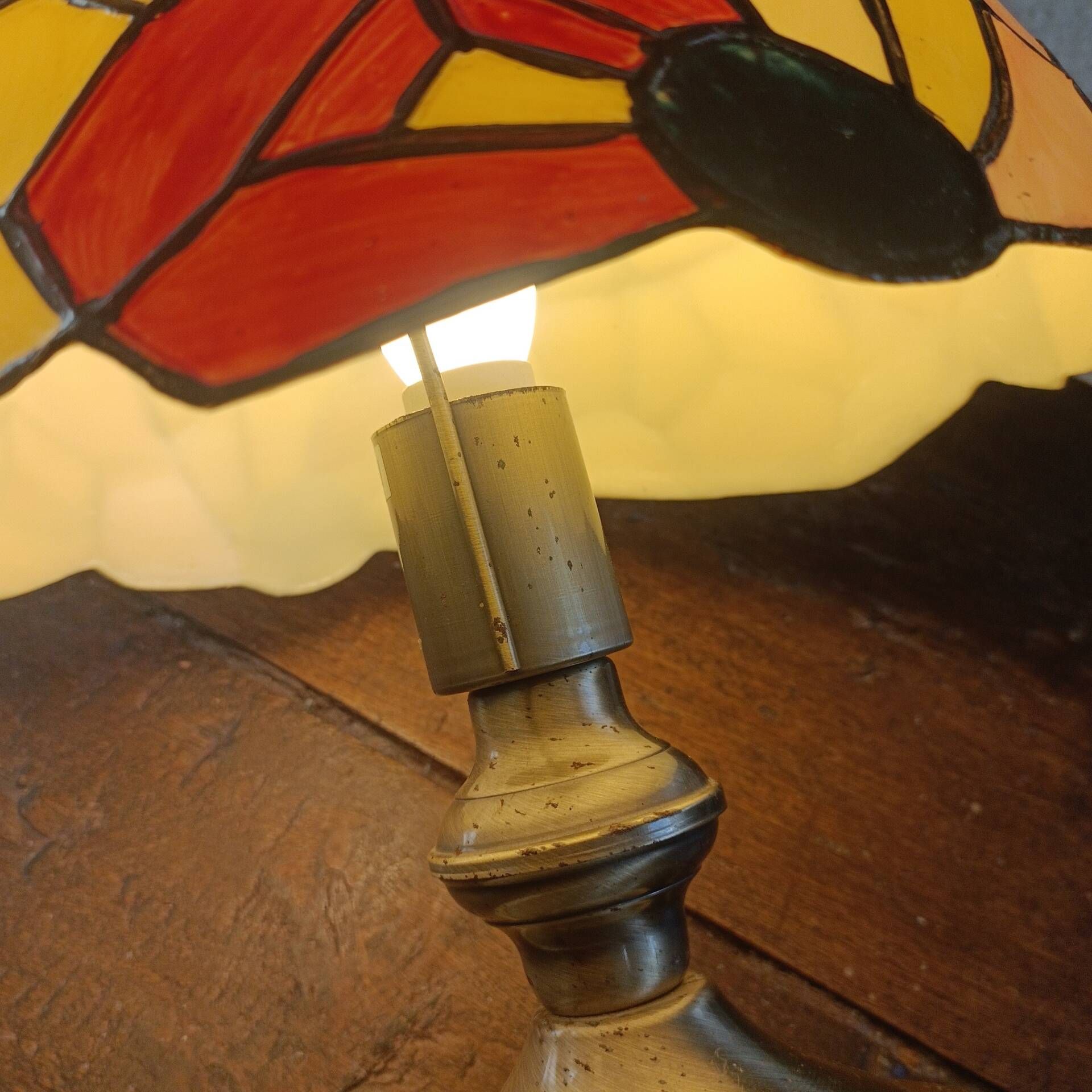 Tiffany-style lamp