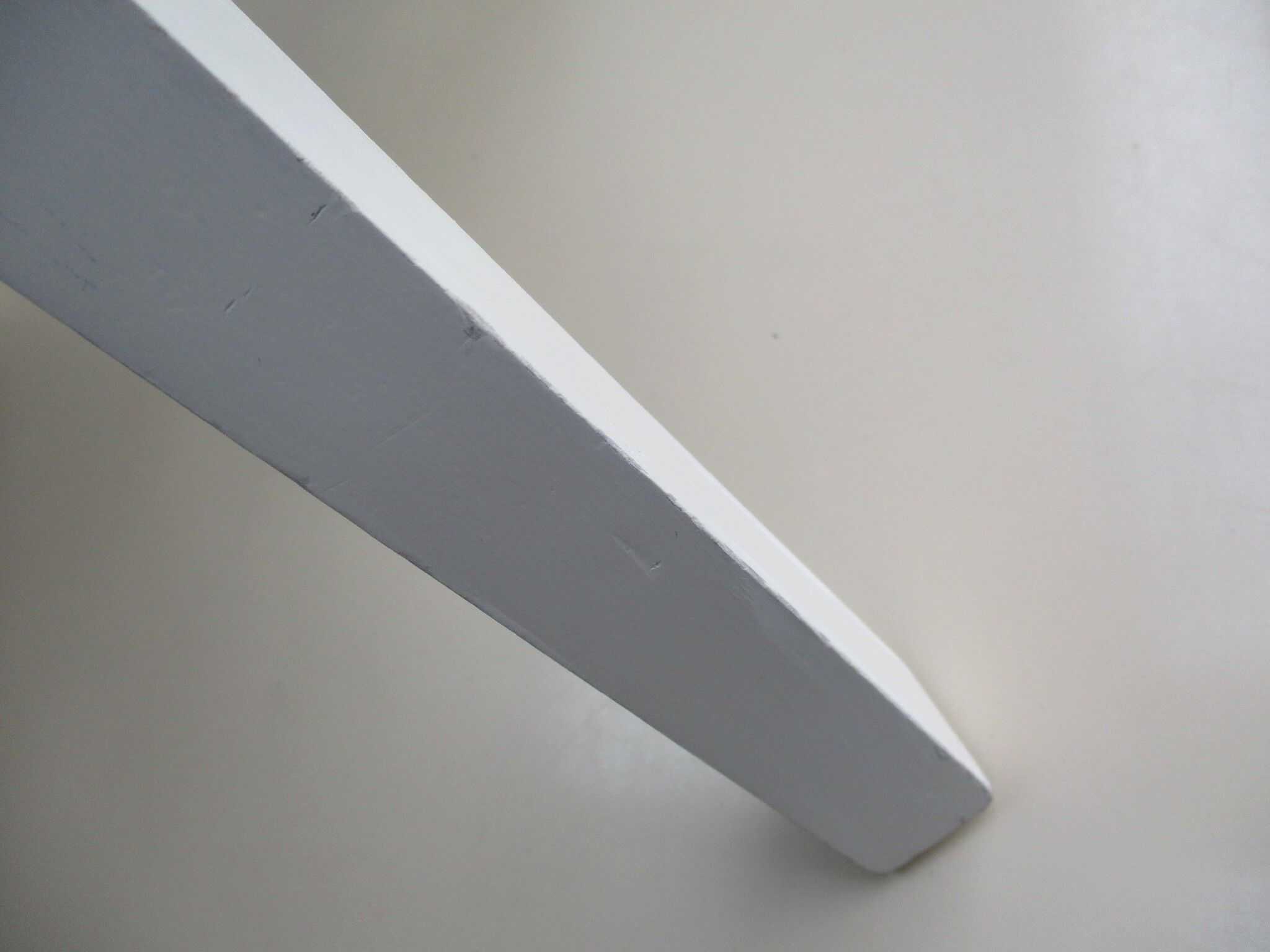 Two wooden screw stools for children