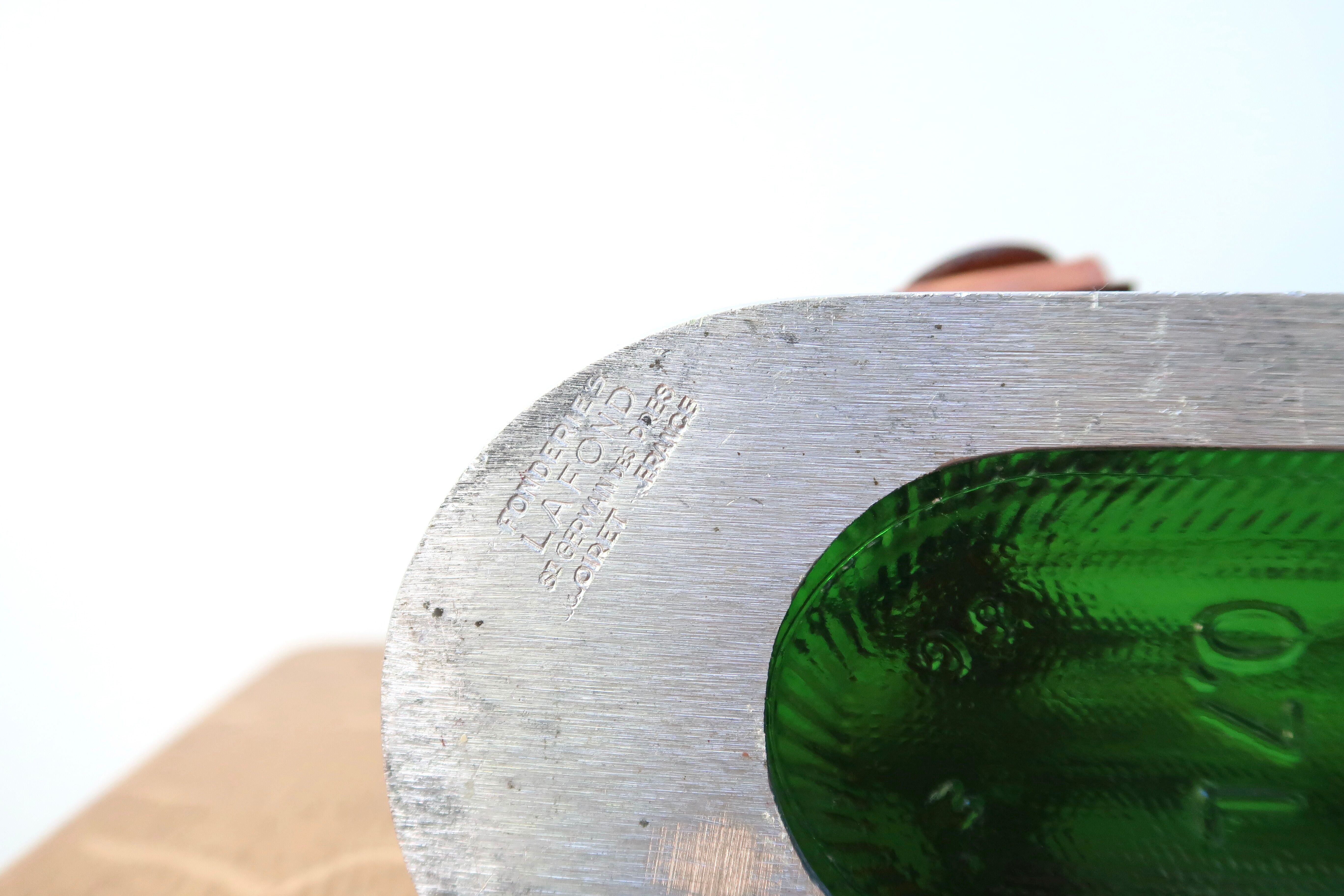 Armagnac Ducastaing bottle lamp and its stirrup, 60s