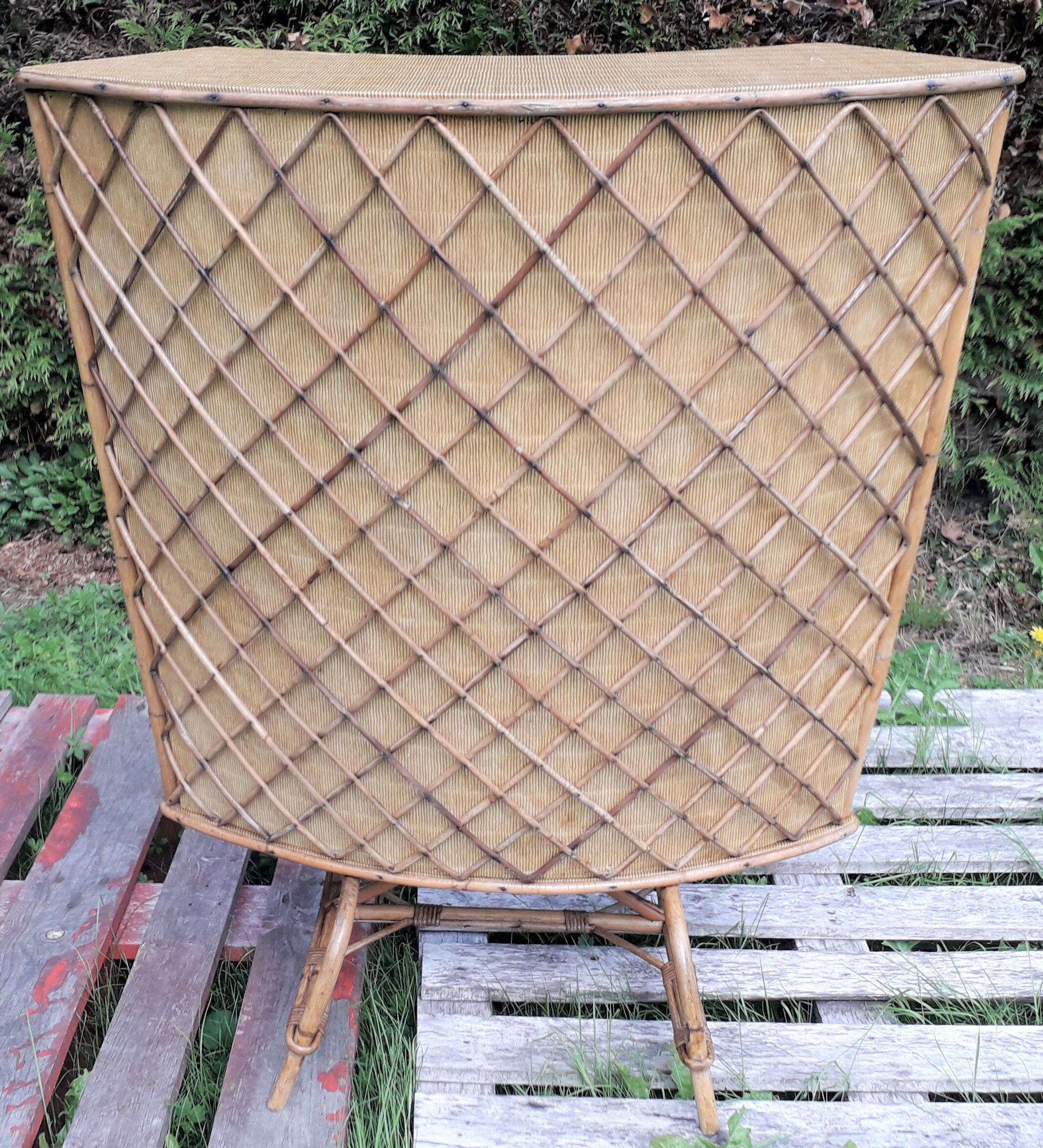 Rattan bar 1960