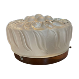 Art Deco pressed glass ceiling light Lumisec