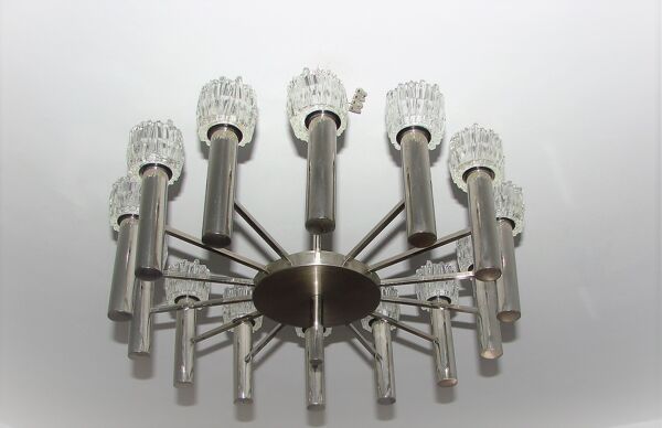 Conception de lustre Scolari, années 70