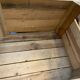 Vintage wooden case Bière Burghardt's Beer