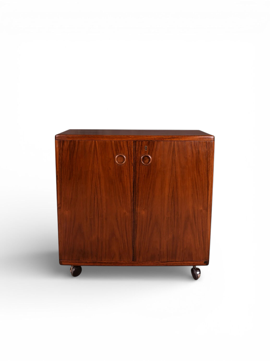 Scandinavian bar on wheels by Illum Wikkelsø for CFC Silkeborg