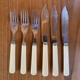 Couverts à poisson Bakelite Années 30