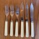 Bakelite fish cutlery from the 1930s