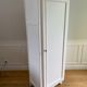Parisian wardrobe / vintage wardrobe, painted white