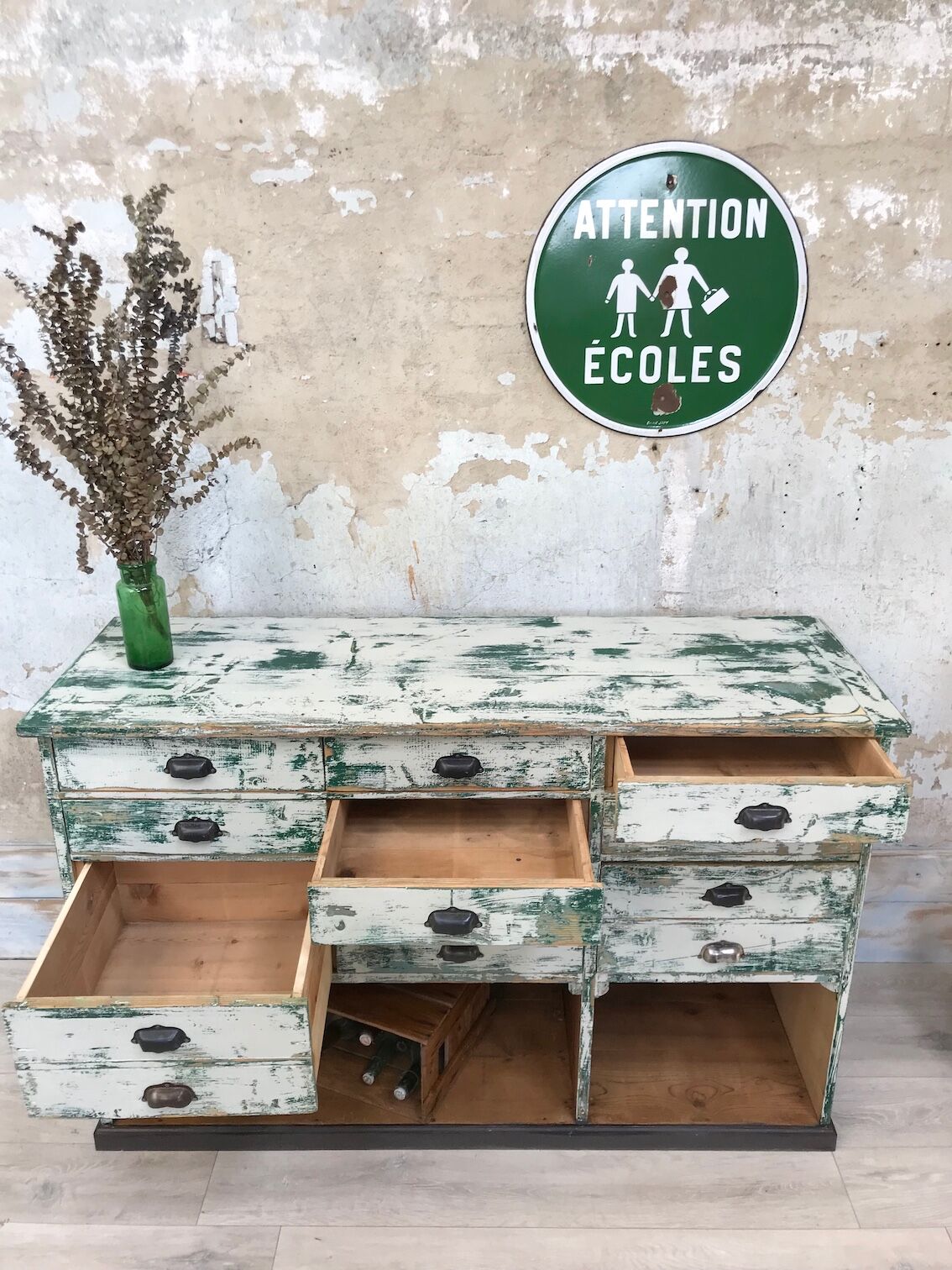 Vintage drawer craft furniture