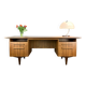 Bauhaus-style desk by WK Möbel, walnut, 1960s