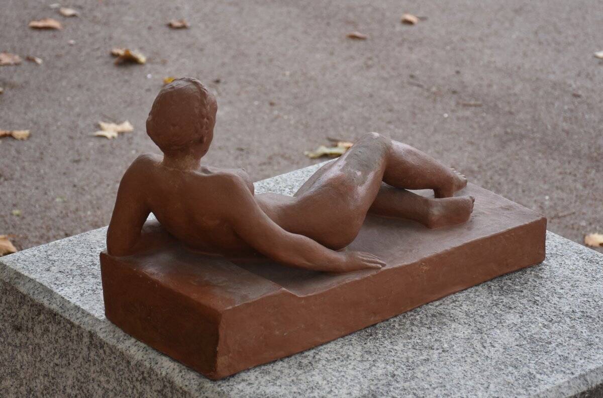 Jacqueline Sartorio, known as Sarto, Nude Woman Reclining (circa 1950)