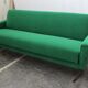 Mid-century Italian emerald green sofa