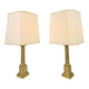 Neoclassical Empire Brass Table Lamp, France, 1960, Set of 2