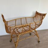 Rattan cradle