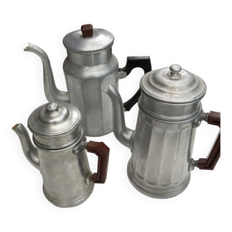 Pretty vintage aluminum coffee makers