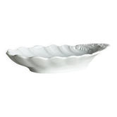 White ceramic shell bowl
