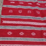 Traditional Berber handmade kilim rug in pure wool 200-110cm