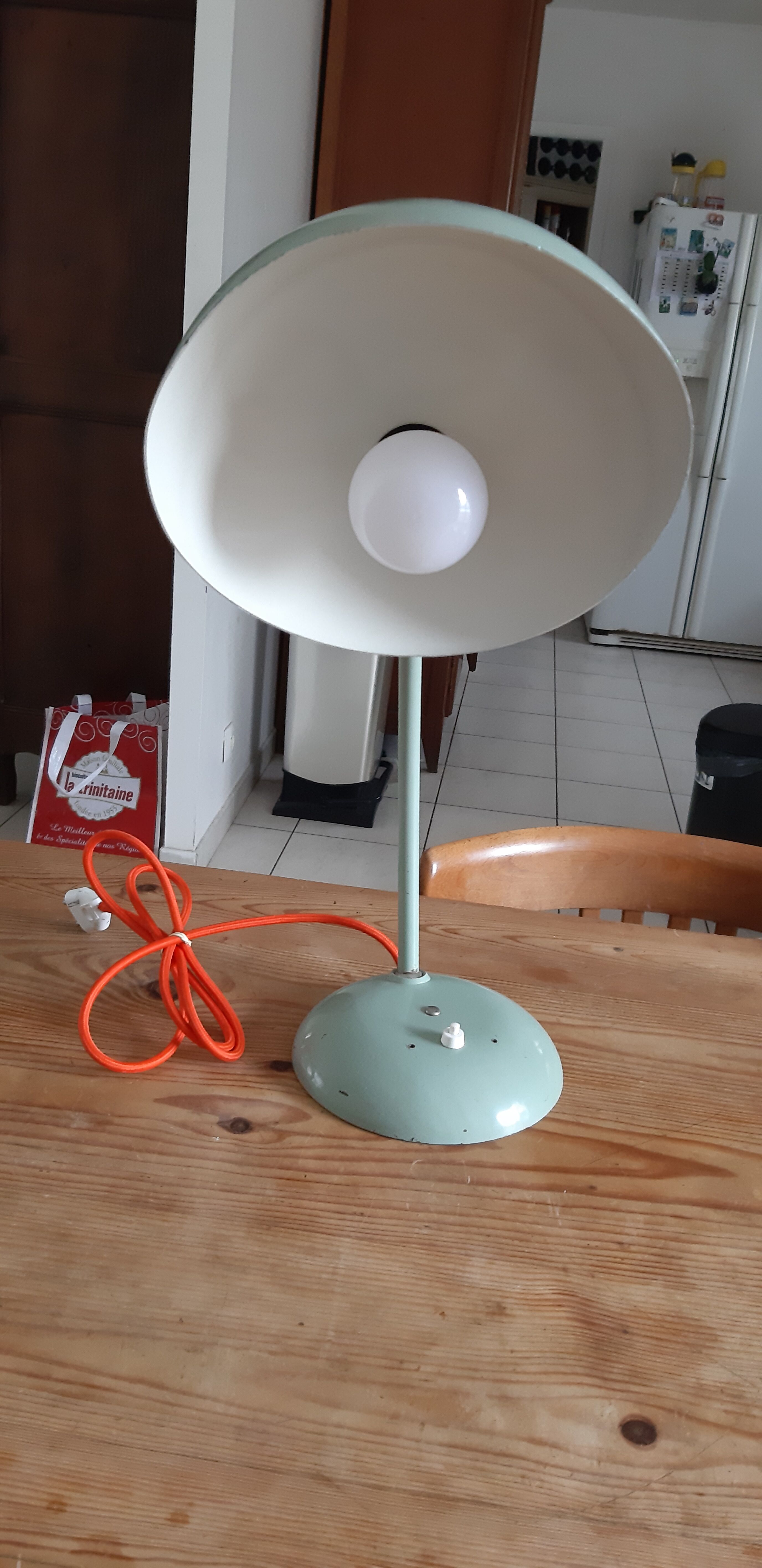 Lampe de bureau vintage des années 60